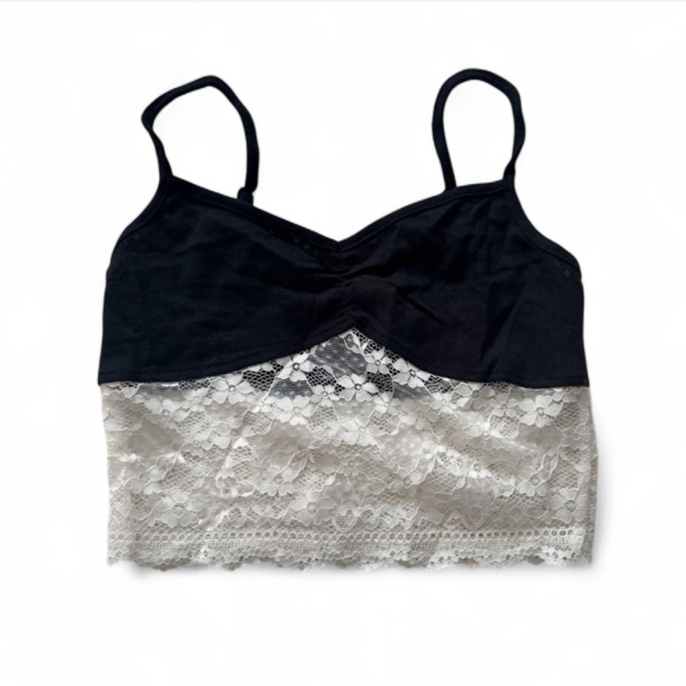 Lace crop top